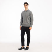 POLO VISCOSA DOPPIO FILO-11627|Colore:Grigio