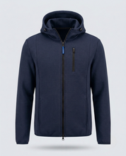 FELPA ZIP CAPPUCCIO SCUBA-11639|Colore:Blu