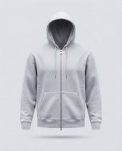 FELPA FULL ZIP CAPPUCCIO-11636|Colore:Grigio
