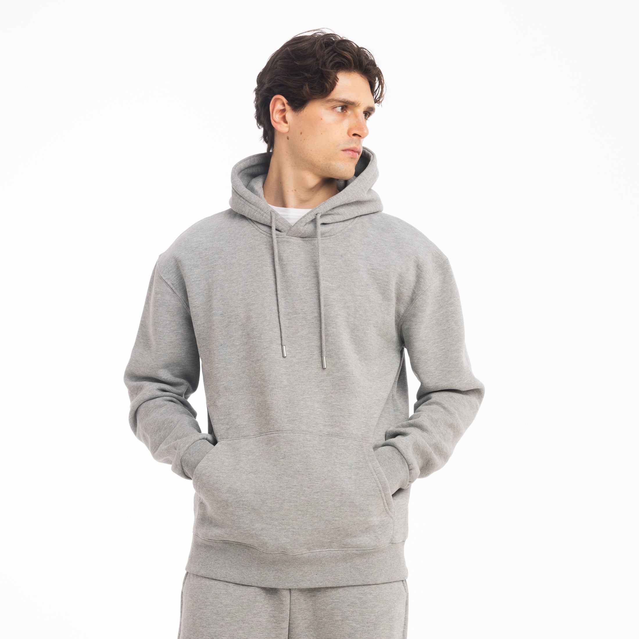 FELPA CAPPUCCIO-11634|Colore:Grigio