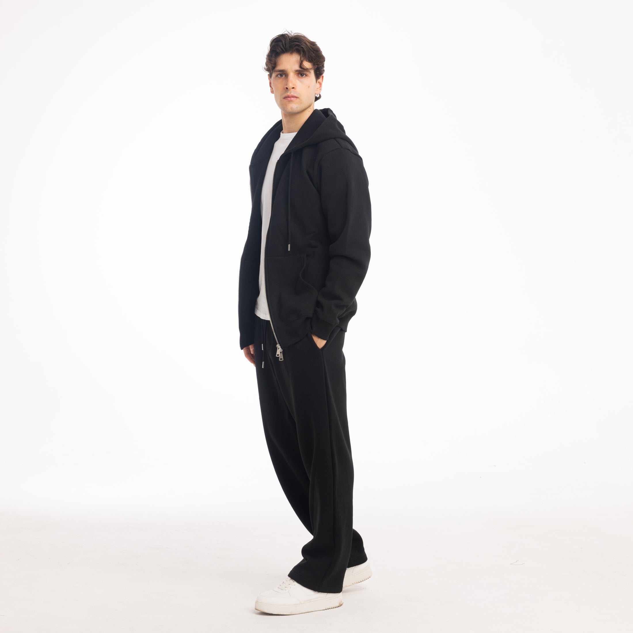 PANT JOGGER WIDW FIT -11643|Colore:Nero