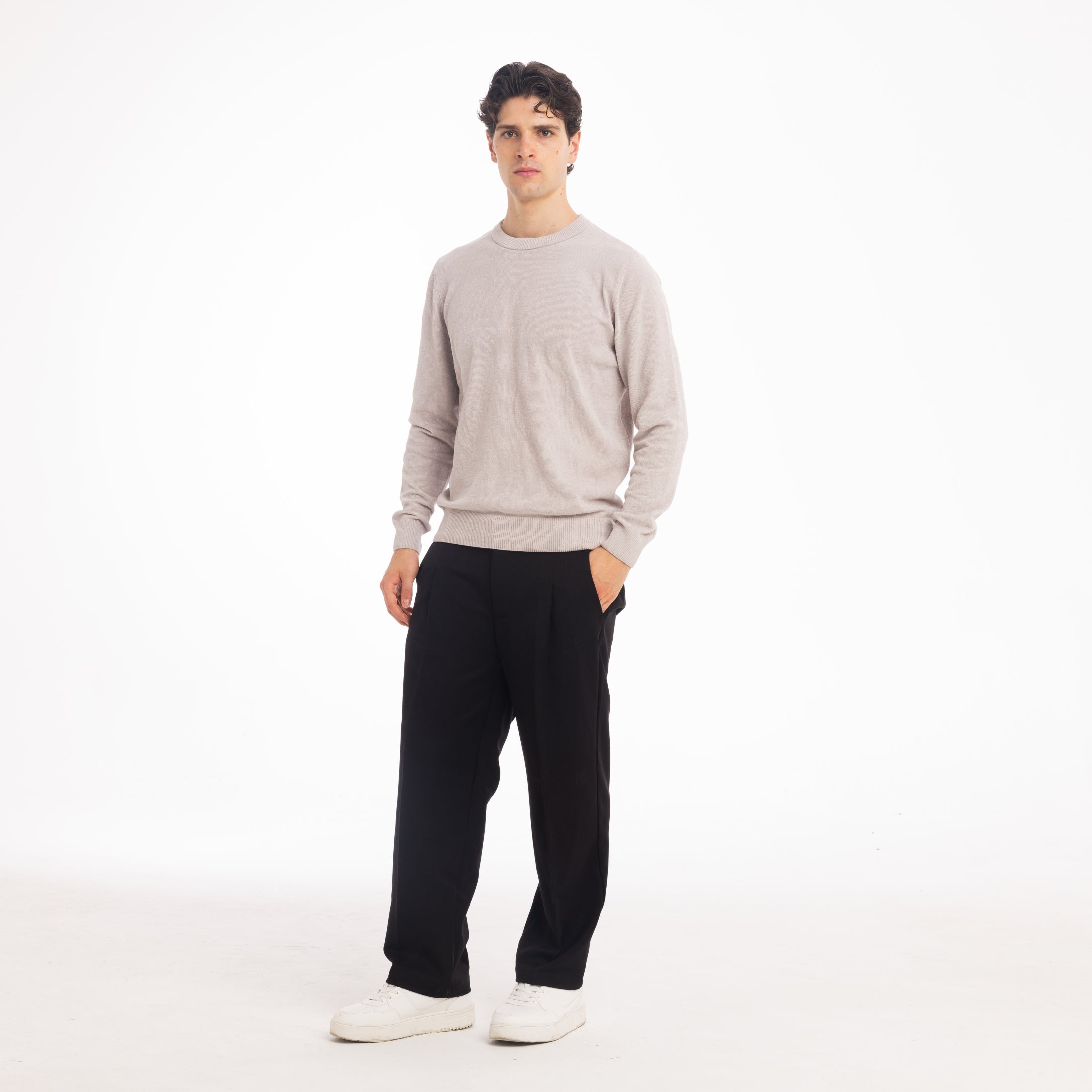 PANT MEZZO ELASTICO TAILLORED-11670|Colore:Nero