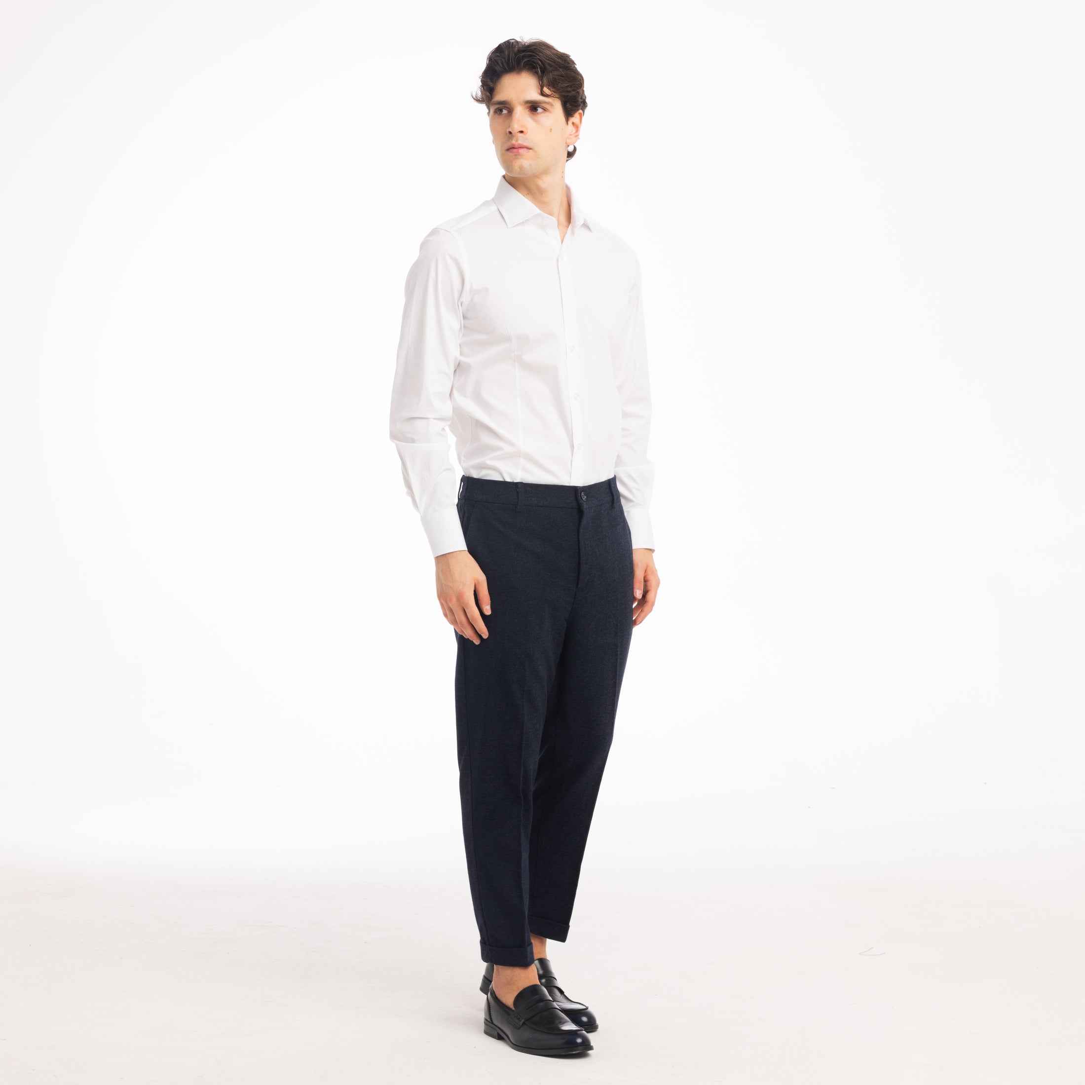 CAMICIA COTONE SLIM -11386|Colore:Bianco