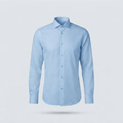 CAMICIA COTONE SLIM -11386|Colore:Celeste