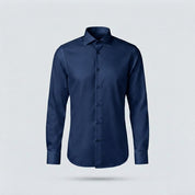 CAMICIA COTONE SLIM -11386|Colore:Blu