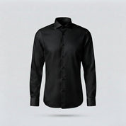 CAMICIA COTONE SLIM -11386|Colore:Nero
