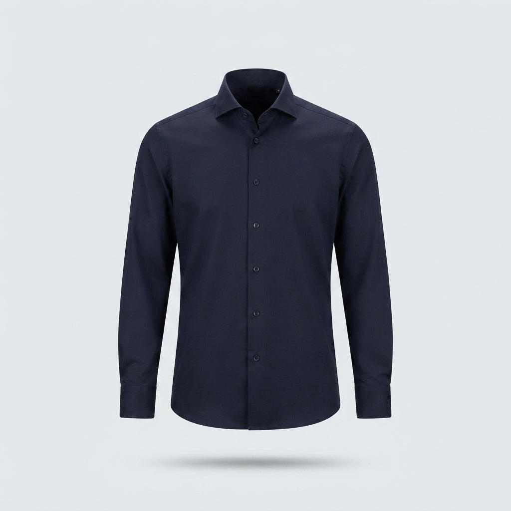 CAMICIA COTONE REGULAR -11387|Colore:Blu