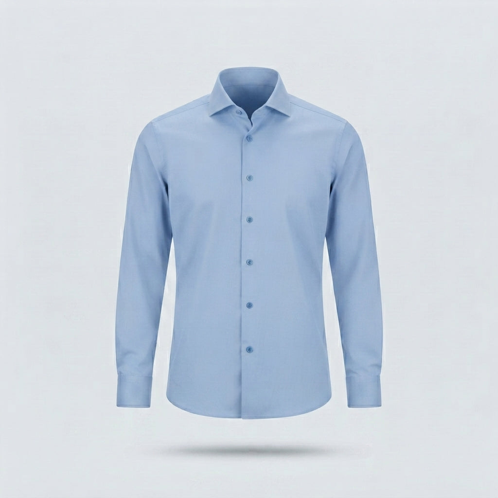 CAMICIA COTONE REGULAR -11387|Colore:Celeste