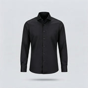 CAMICIA COTONE REGULAR -11387|Colore:Nero