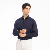 CAMICIA COTONE REGULAR -11387|Colore:Blu
