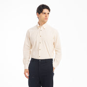 CAMICIA VELLUTO COSTINA-11469|Colore:Panna