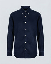 CAMICIA VELLUTO COSTINA-11469|Colore:Blu