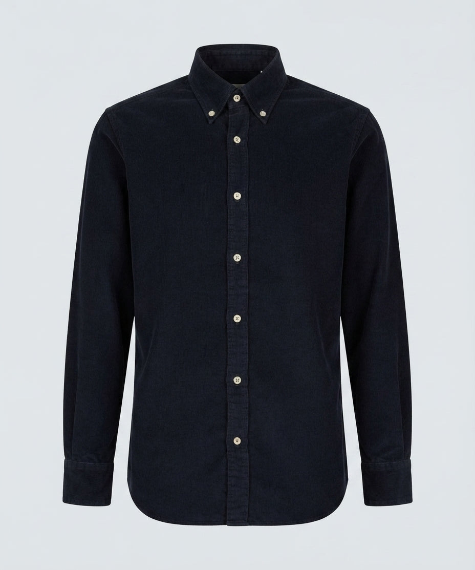 CAMICIA VELLUTO COSTINA-11469|Colore:Nero