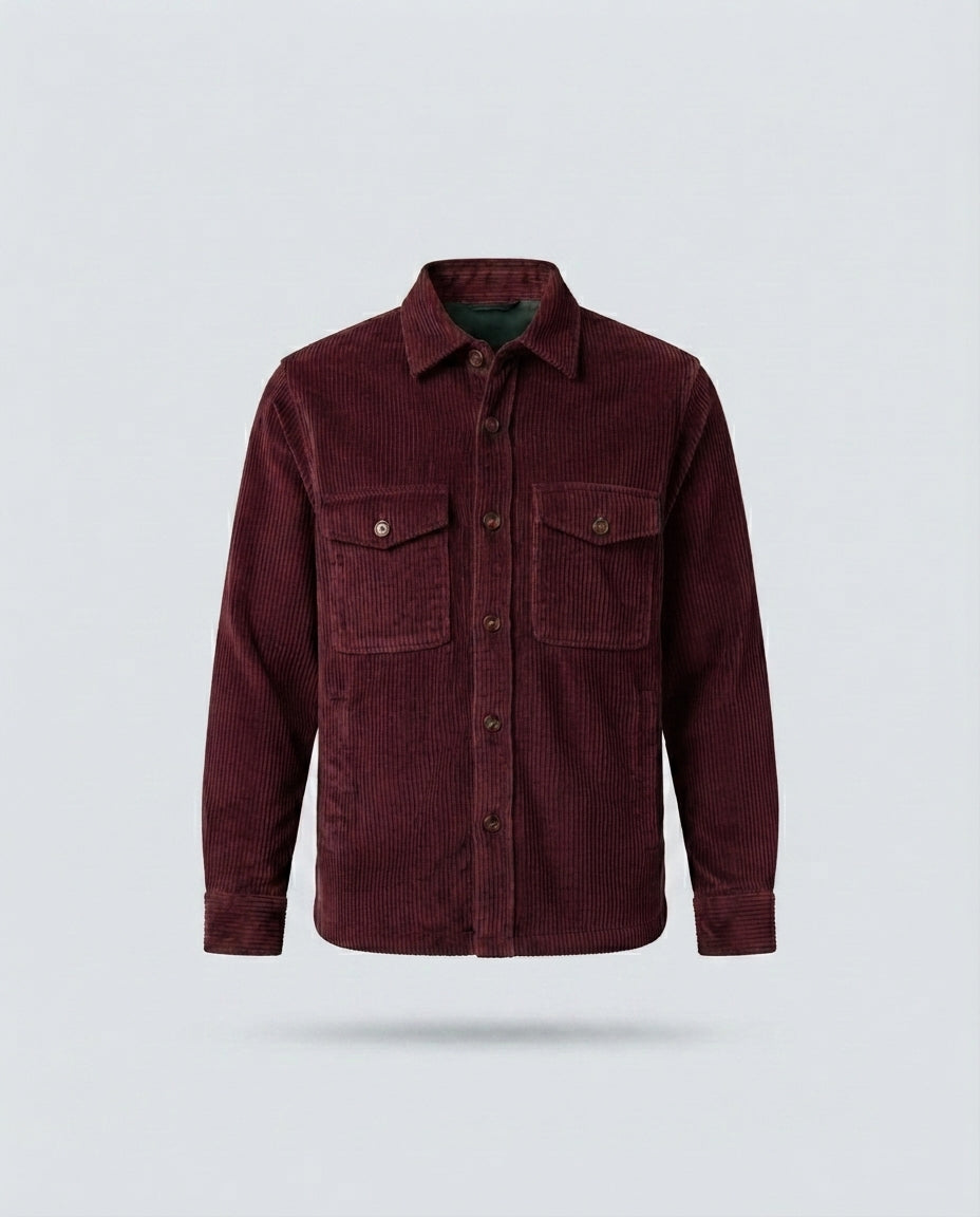 CAMICIA VELLUTO ROCCIATORE -11472|Colore:Bordeaux