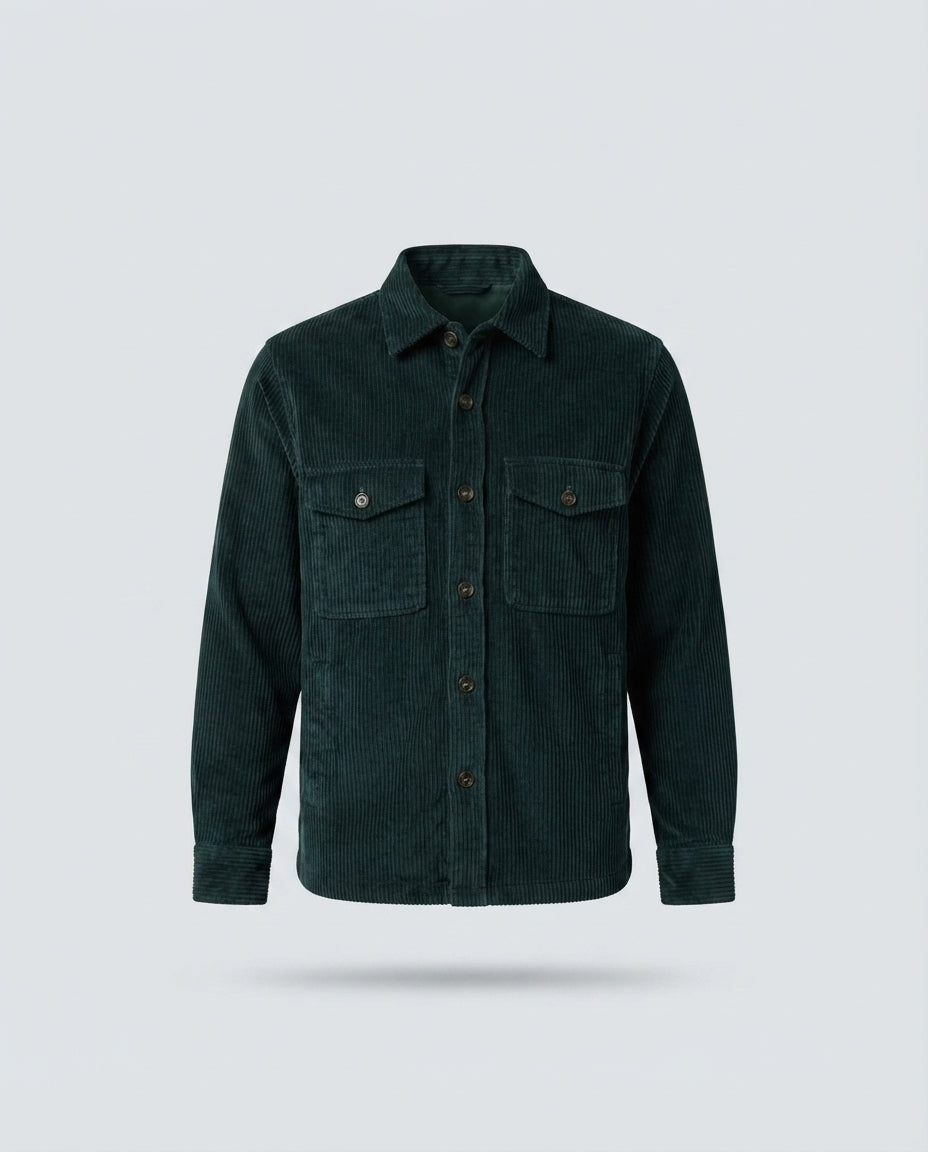 CAMICIA VELLUTO ROCCIATORE -11472|Colore:Verde
