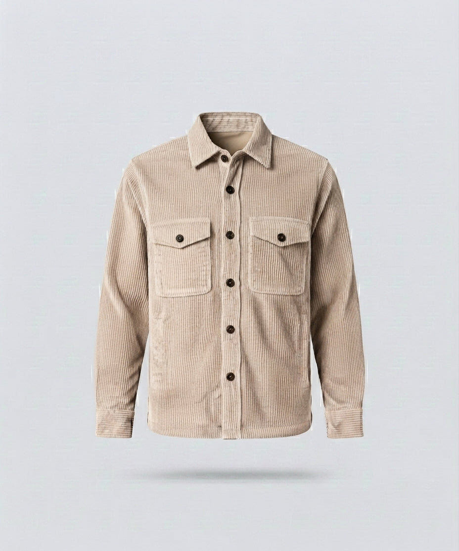 CAMICIA VELLUTO ROCCIATORE -11472|Colore:Beige
