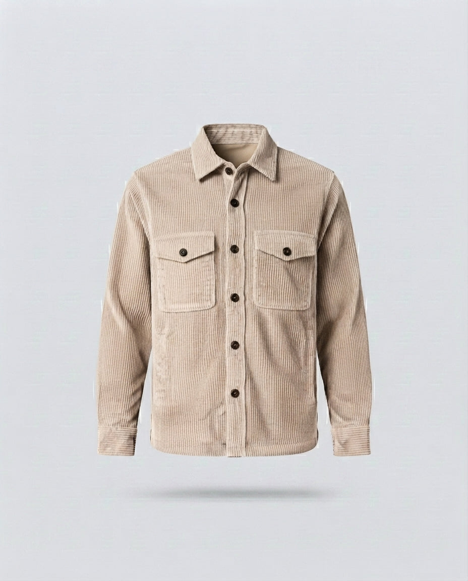 CAMICIA VELLUTO ROCCIATORE -11472|Colore:Beige