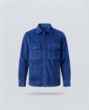 CAMICIA VELLUTO ROCCIATORE -11472|Colore:Blu