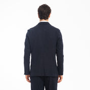 GIACCA OVERSHIRT MISTO LANA-11467|Colore:Blu