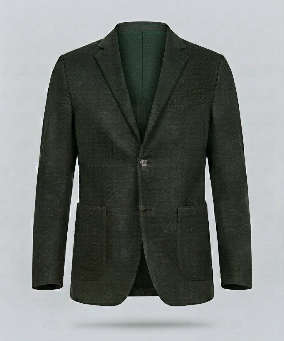GIACCA OVERSHIRT MISTO LANA-11467|Colore:Verde