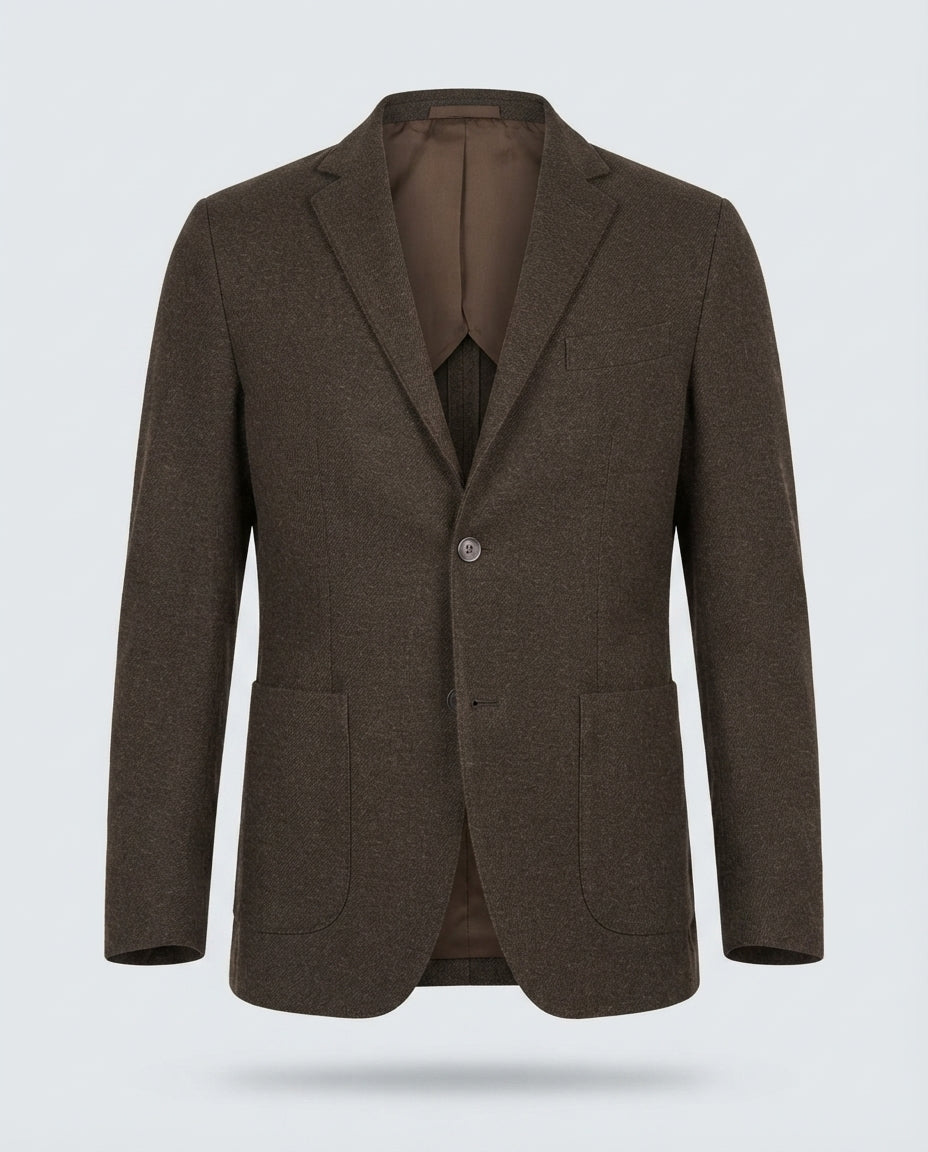 GIACCA OVERSHIRT MISTO LANA-11467|Colore:Moro
