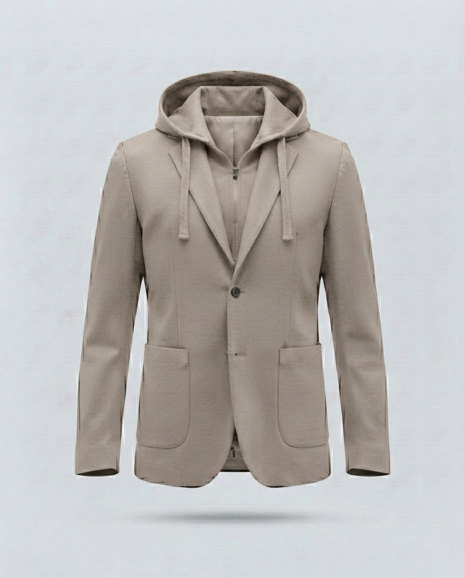 GIACCA PUNTO MILANO-11468|Colore:Beige