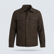 GIACCA OVERSHIRT MISTO LANA-11471|Colore:Moro