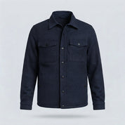 GIACCA OVERSHIRT MISTO LANA-11471|Colore:Blu