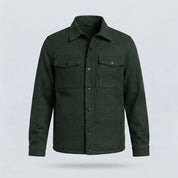 GIACCA OVERSHIRT MISTO LANA-11471|Colore:Verde