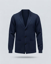 GIACCA CARDIGAN MONOPETTO-11426|Colore:Blu