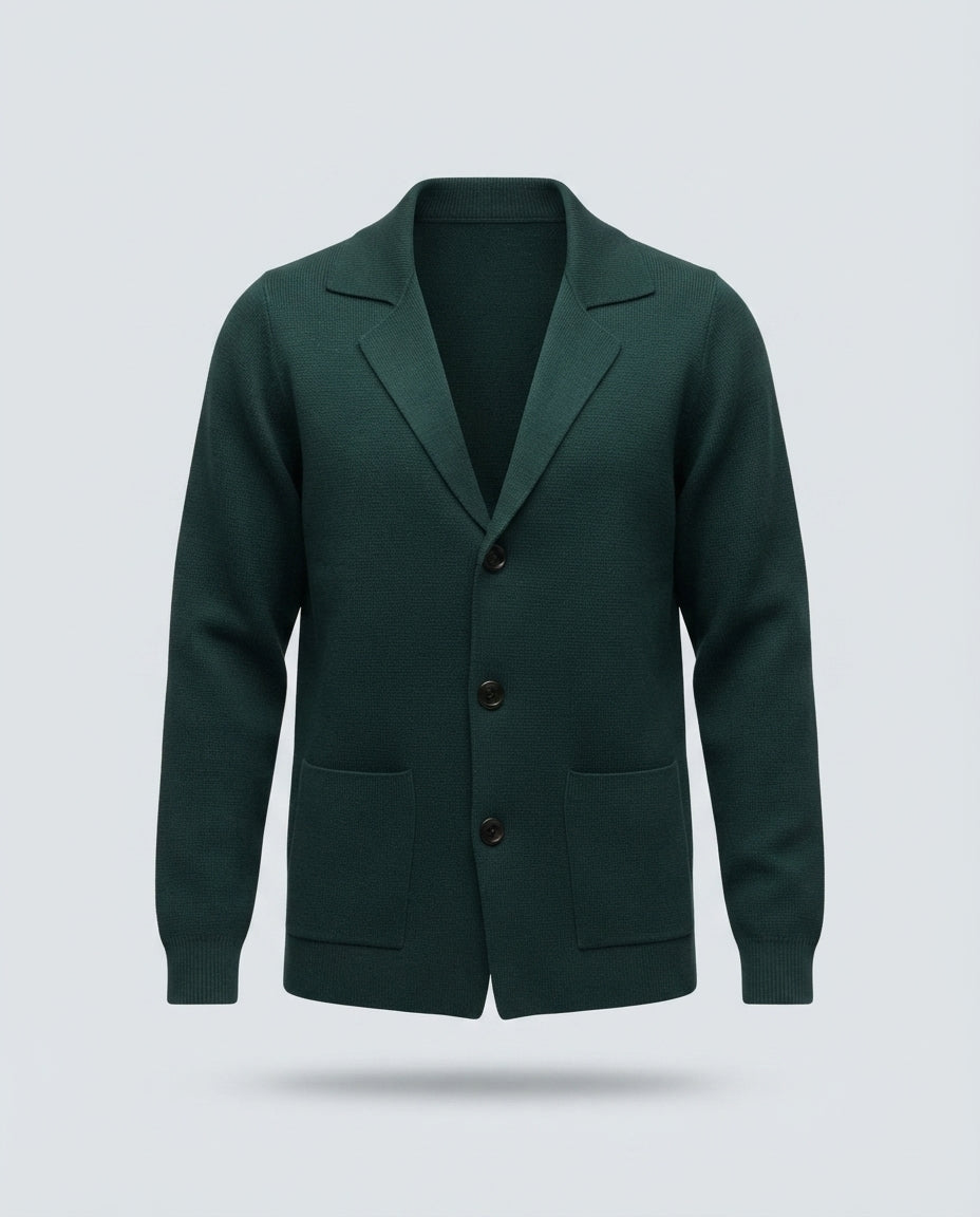 GIACCA CARDIGAN MONOPETTO-11426|Colore:Verde