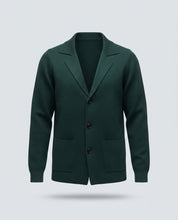 GIACCA CARDIGAN MONOPETTO-11426|Colore:Verde