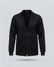 GIACCA CARDIGAN MONOPETTO-11426|Colore:Nero