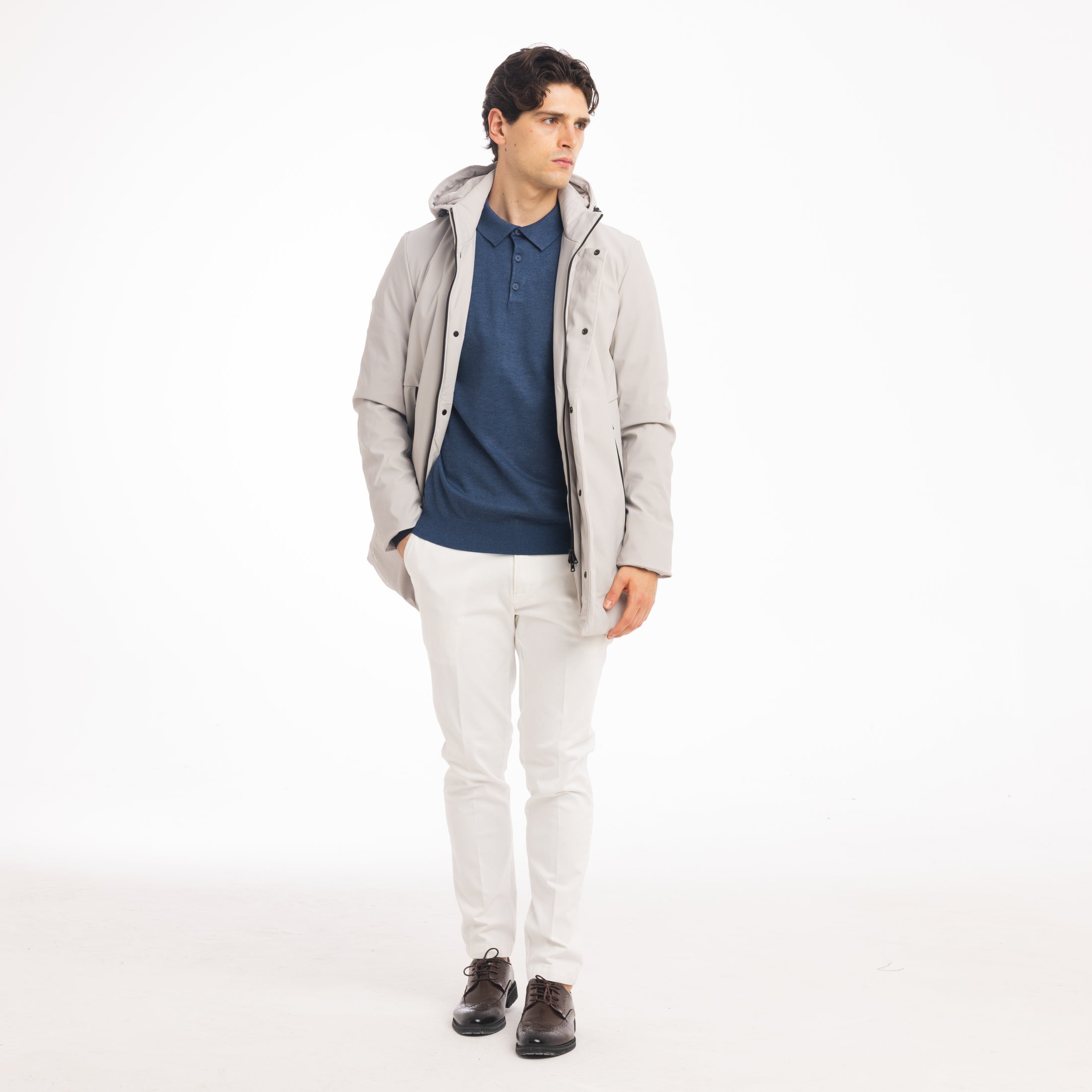 TRENCH NEW TECNICO-11453|Colore:Ghiaccio
