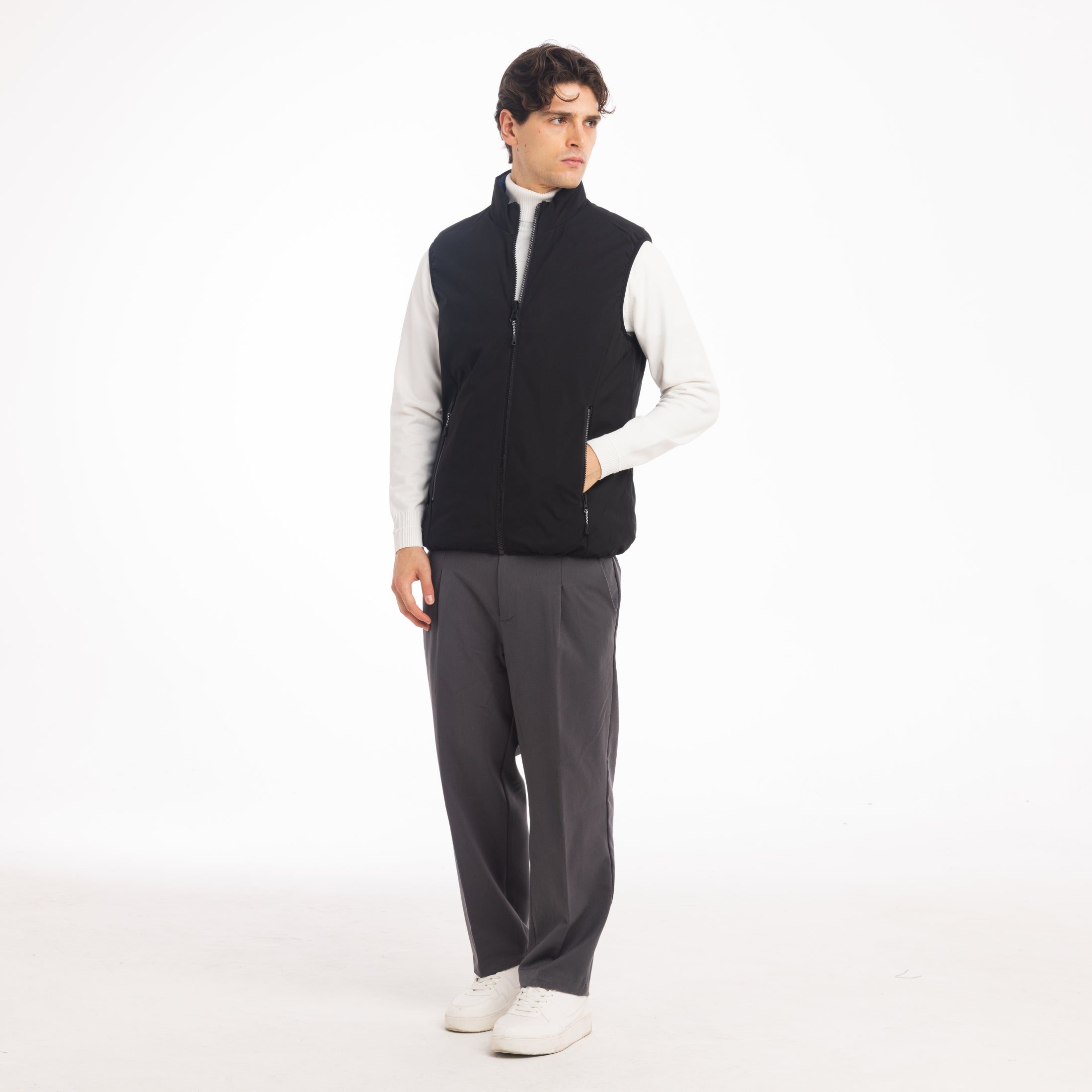 SMANICATO REVERSIBILE-11562|Colore:Nero