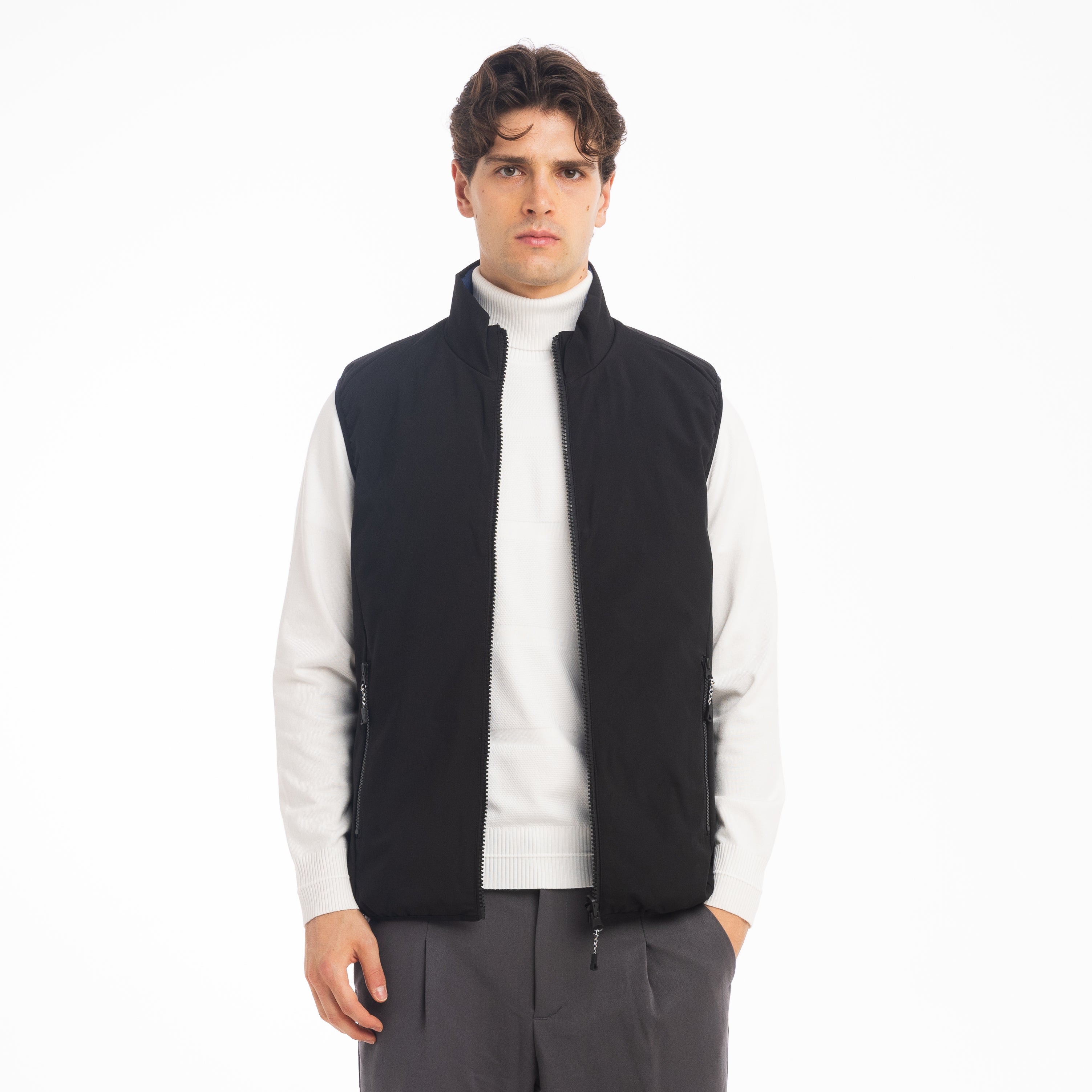 SMANICATO REVERSIBILE-11562|Colore:Nero