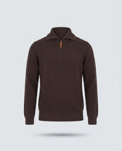 MEZZA ZIP COLLO CAMIONER-11603|Colore:Moro