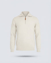 MEZZA ZIP COLLO CAMIONER-11603|Colore:Panna