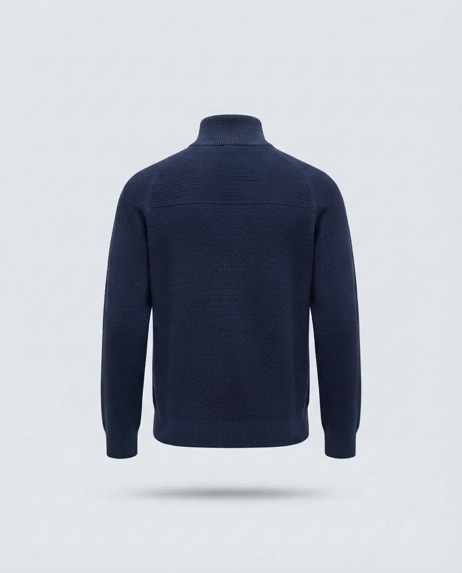 CARDIGAN CHICCO DI RISO CON BOTTONI-11610|Colore:Blu
