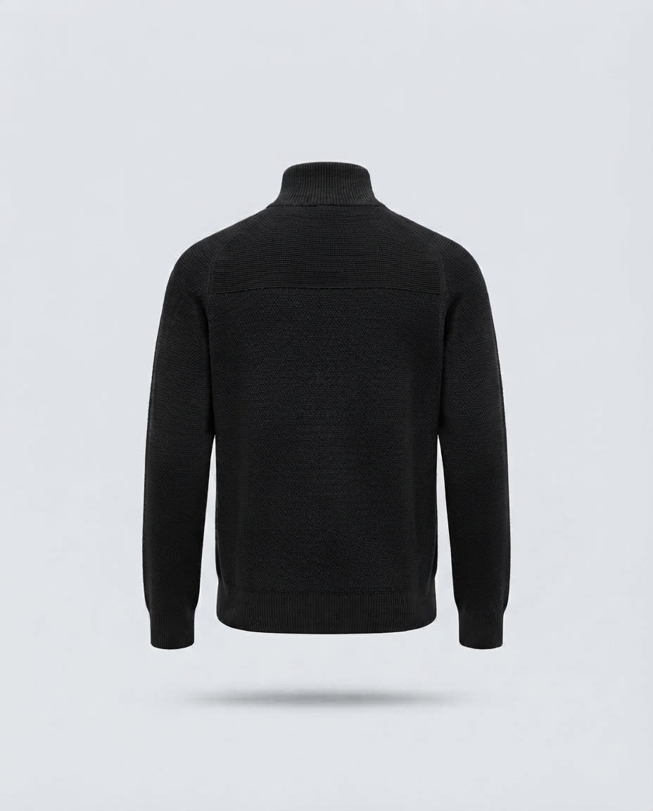 CARDIGAN CHICCO DI RISO CON BOTTONI-11610|Colore:Nero