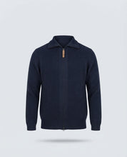 CARDIGAN FULL ZIP FENDA RASATA-11614|Colore:Blu