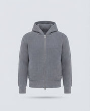 CARDIGAN COSTE CAPPUCCIO-11631|Colore:Grigio