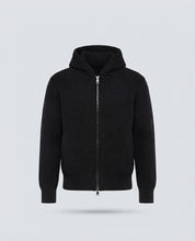 CARDIGAN COSTE CAPPUCCIO-11631|Colore:Nero