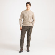 PANT VELLUTO PINCHES-11459|Colore:Verde