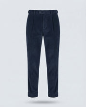 PANT VELLUTO PINCHES-11459|Colore:Blu
