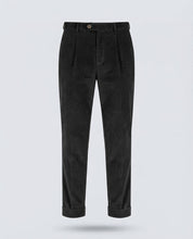 PANT VELLUTO PINCHES-11459|Colore:Nero