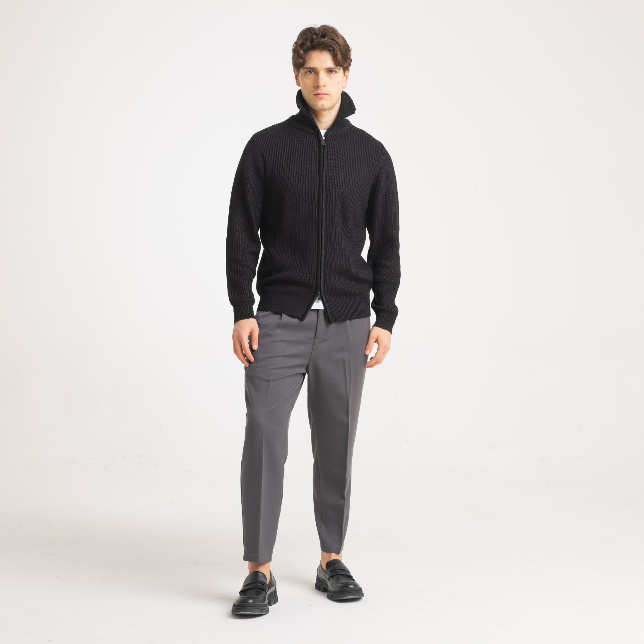 CARDIGAN CAMIONER COSTE-11606 |Colore:Nero