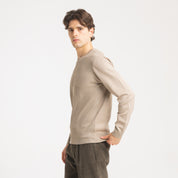 GIROCOLLO RICAMATO DOPPIO FILO-11608|Colore:Tortora