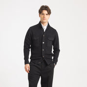 CARDIGAN CHICCO DI RISO CON BOTTONI-11610|Colore:Nero