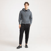 CARDIGAN COSTE CAPPUCCIO-11631|Colore:Grigio
